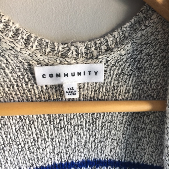 Aritzia Community gray sweater cardigan cape - XXS - Picture 2 of 4